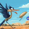 Roadrunner and Coyote Cartoons Diamond Painting