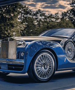 Rolls-Royce Blue Elegance Diamond Painting