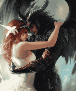 Romantic Angel and Devil Diamond Painting