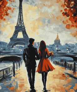 Romantic Paris Getaway Diamond Painting