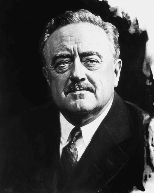 Roosevelt Black And White Diamond Painting