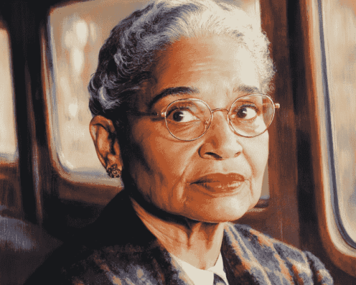 Rosa Parks Inspirational Diamond Painting