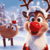 Rudolph the Red Nosed Reindeer Diamond Painting