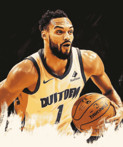 Rudy Gobert Famous Basketballer Diamond Painting