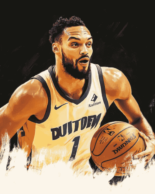 Rudy Gobert Famous Basketballer Diamond Painting