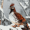 Ruffed Grouse Bird Diamond Painting