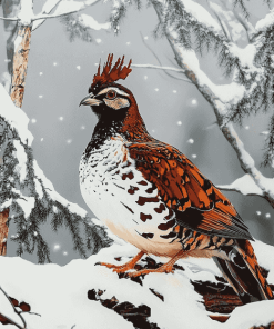 Ruffed Grouse Bird Diamond Painting