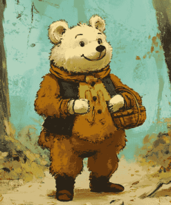 Rupert Bear Animation Diamond Painting