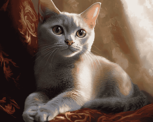 Russian Kitty Diamond Painting