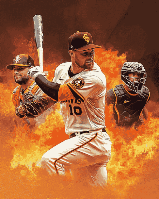 SF Giants Baseball Stars Diamond Painting