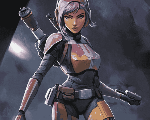 Sabine Wren Star Wars Diamond Painting