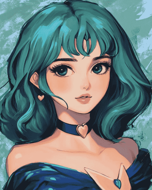 Sailor Neptune Anime Diamond Painting