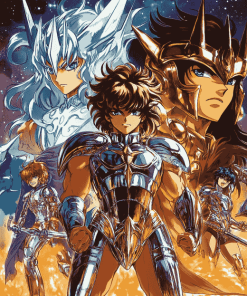 Saint Seiya Anime Diamond Painting