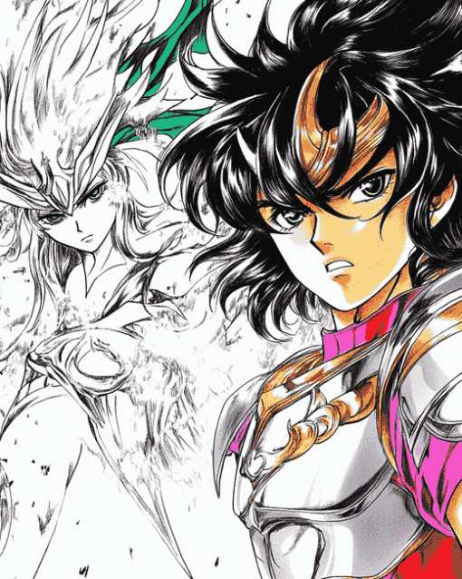 Saint Seiya Anime Diamond Painting