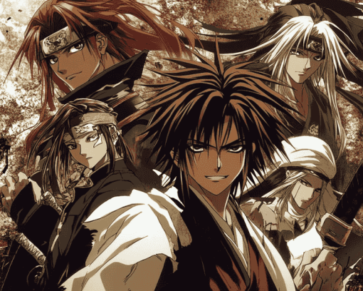 Saiyuki Characters Anime Diamond Painting