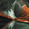 Salt Mine Poland Blue Grotto Diamond Painting