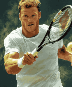 Sam Groth Tennis Star Diamond Painting