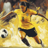 Sam Kerr Football Star Diamond Painting