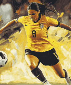 Sam Kerr Football Star Diamond Painting