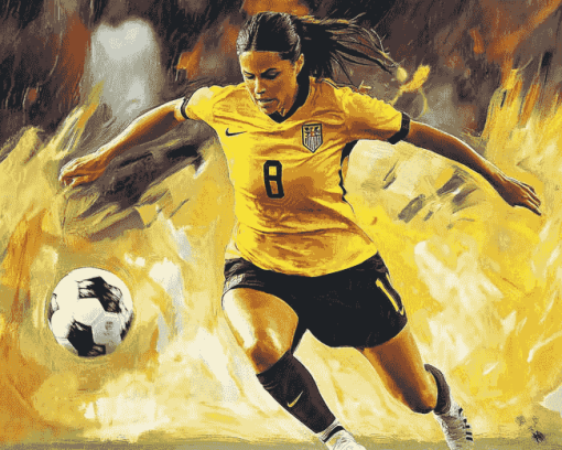 Sam Kerr Football Star Diamond Painting