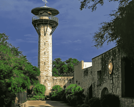 San Antonio Tower Landmark Diamond Painting