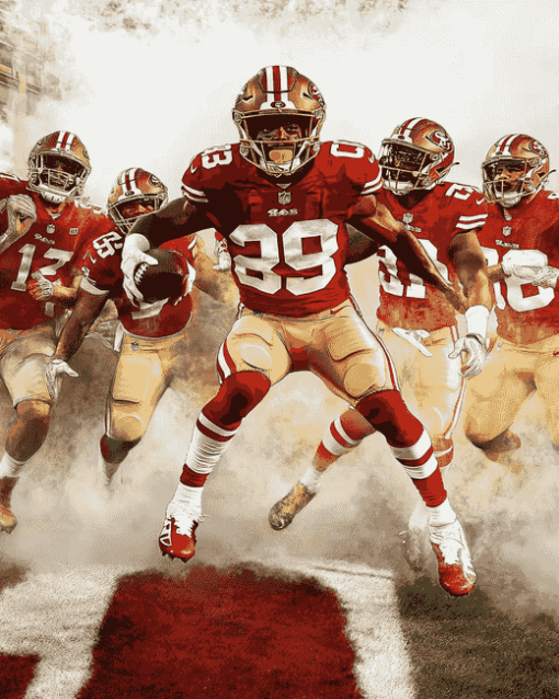 San Francisco 49ers Football Diamond Painting