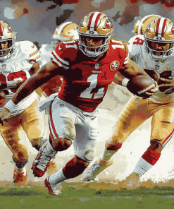 San Francisco 49ers Football Diamond Painting