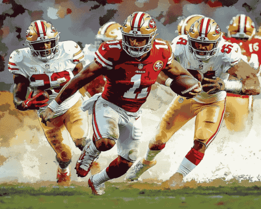 San Francisco 49ers Football Diamond Painting