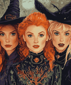 Sanderson Sisters Wizards Diamond Painting