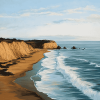 Santa Cruz Seascape Diamond Painting