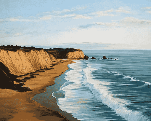 Santa Cruz Seascape Diamond Painting