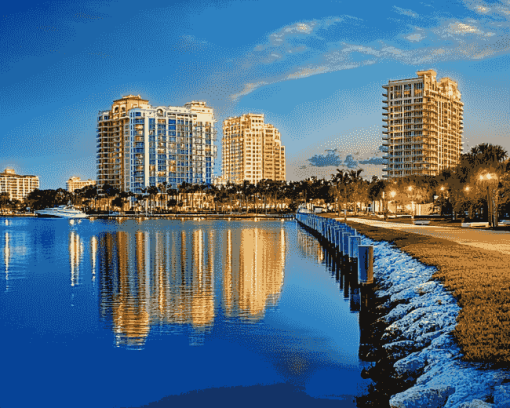 Sarasota Cityscape Diamond Painting