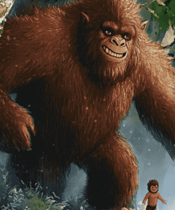 Sasquatch Gorilla Beast Diamond Painting