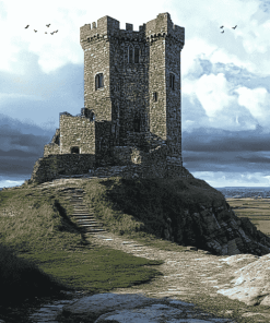 Scarbrough Castle Artwork Diamond Painting