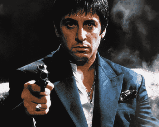 Scarface Iconic Scenes Diamond Painting