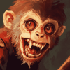 Scary Monkey Cartoons Diamond Painting