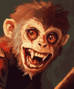 Scary Monkey Cartoons Diamond Painting