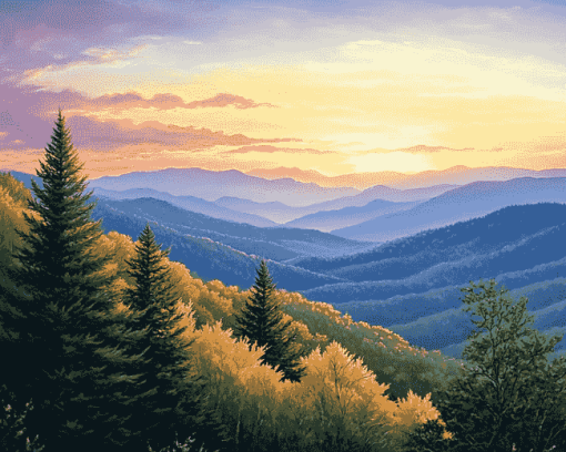 Scenic Appalachian Hills Diamond Painting