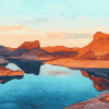 Scenic Lake Powell Diamond Painting