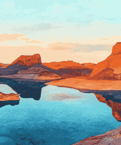 Scenic Lake Powell Diamond Painting