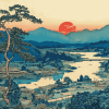 Scenic Yamashiro Landscape Diamond Painting