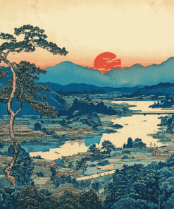 Scenic Yamashiro Landscape Diamond Painting