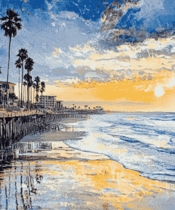 Seascapes of Oceanside Diamond Painting