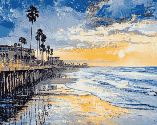 Seascapes of Oceanside Diamond Painting