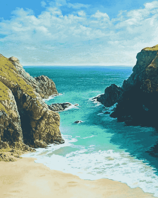 Seaside Cornwall Diamond Painting