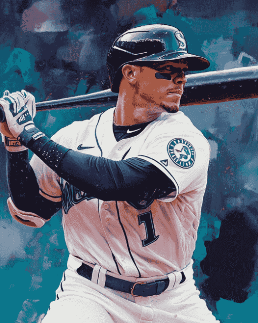 Seattle Mariners Baseballers Diamond Painting