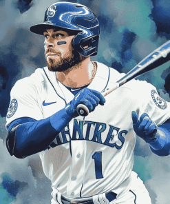 Seattle Mariners Mitch Haniger Diamond Painting