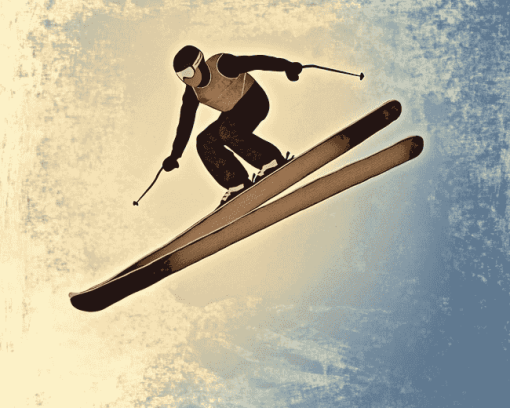 Ski Jump Animation Diamond Painting