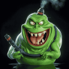 Slimer Ghostbusters Animation Diamond Painting