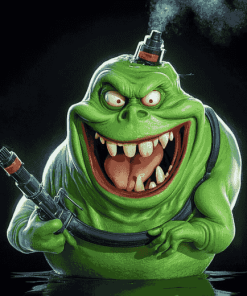 Slimer Ghostbusters Animation Diamond Painting